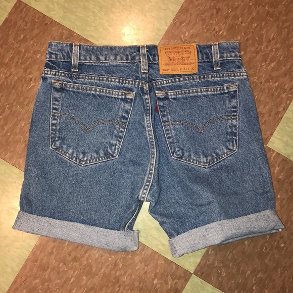 Levi's Pants - Vtg Levi’s Bermuda Shorts 505 8 cuff cut off USA